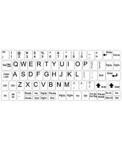 Pegatinas para teclado – pack grande – fondo blanco