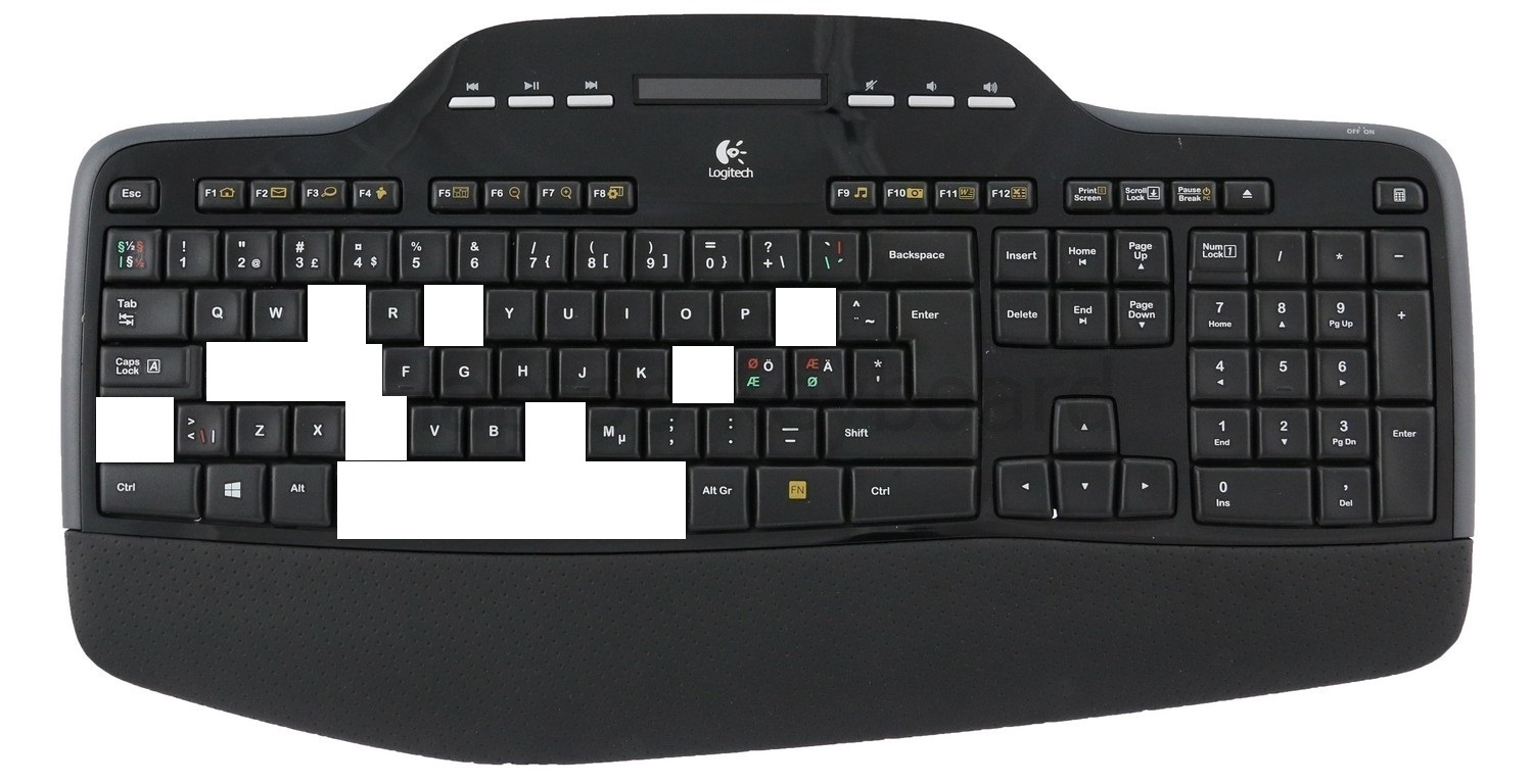 Medicinal Horno cirujano Logitech MK710 Teclas para teclado de reemplazo, Teclas para portátiles,  Teclas suelta