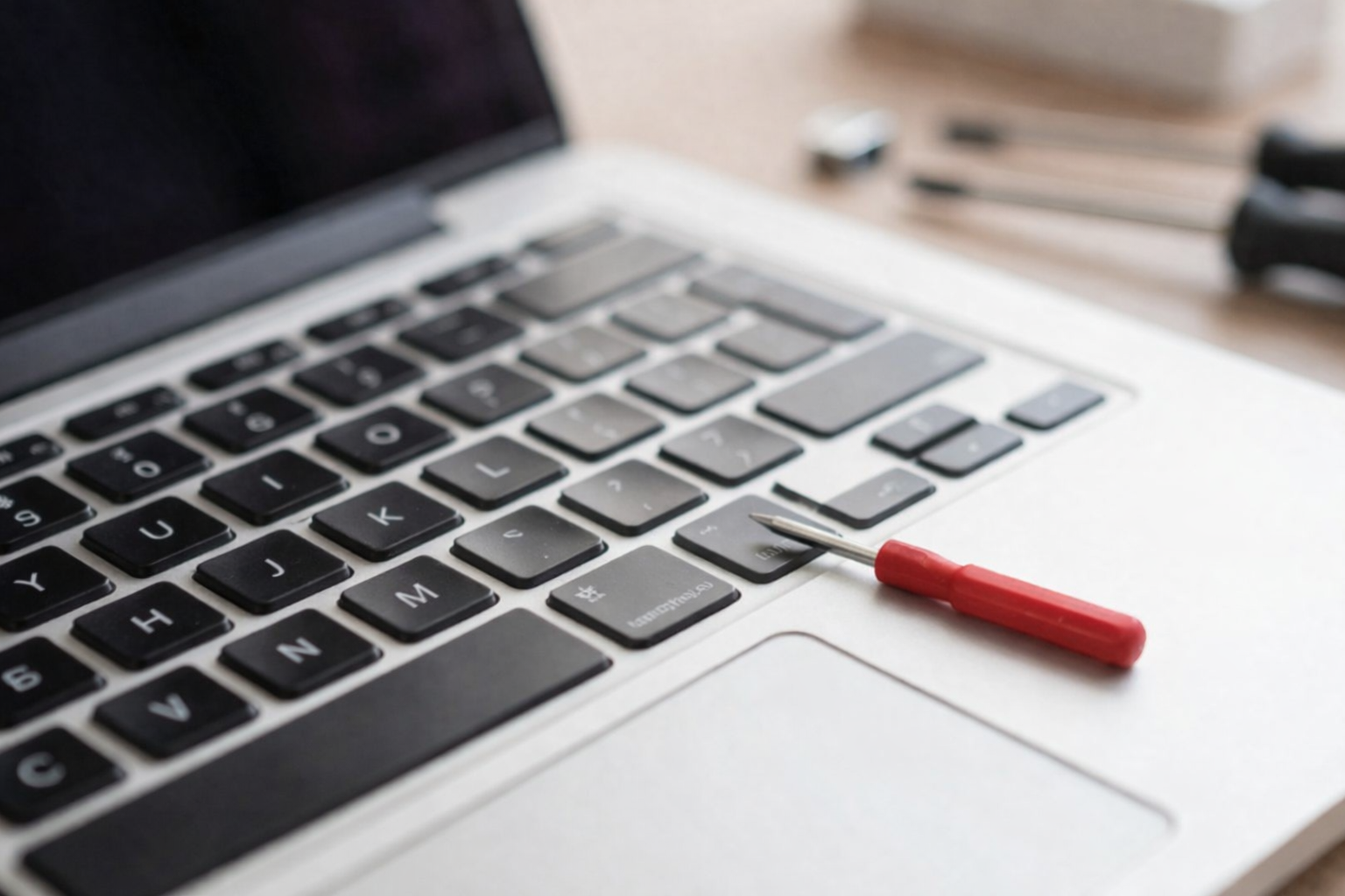 Cómo reparar una tecla rota en un portátil: guía paso a paso