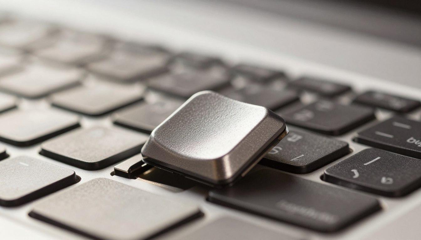 Estructura de una tecla de portátil